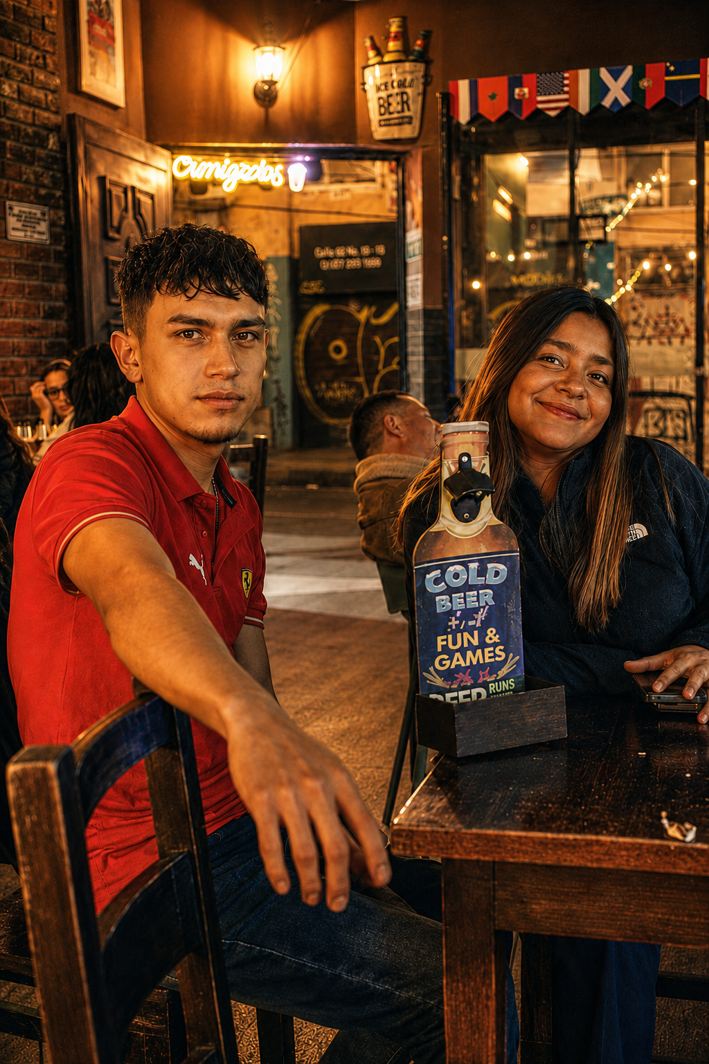 Zona de bebidas de Pictogramas Café Bar